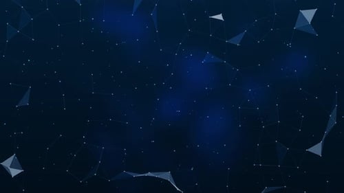 Abstract Technology Geometric Network Connection Loop Background