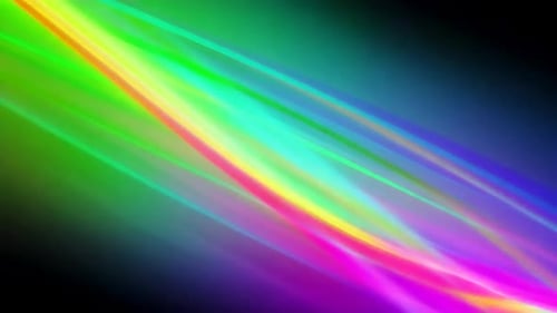 Vibrant Neon Light Streaks Abstract Motion Background