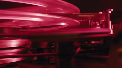 Tape Audio Music Player VHS Studio Magnetic Tape Vintage Retro Spool Reel to Reel Player and