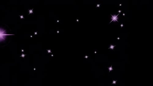 Elegant Sparkling Stars Particle Overlay Background