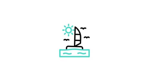 Sailing Animated Icon