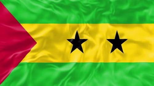 Sao Tome And Principe Flag