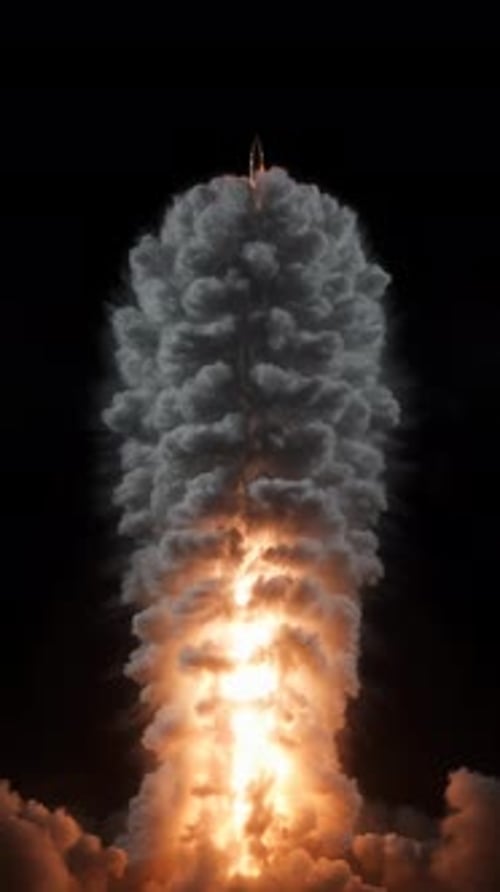 Massive Exhaust Plume
