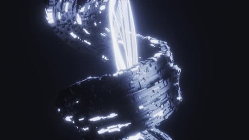 Sci-Fi Neons VJ Loop 017