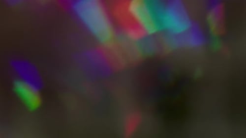 Spectrum Lens Blur Shimmering Glow Sparks Beam