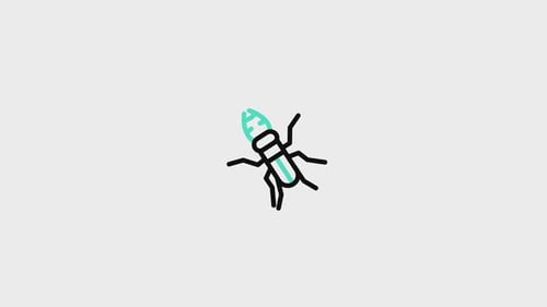 Stag Beetle Animated Icon