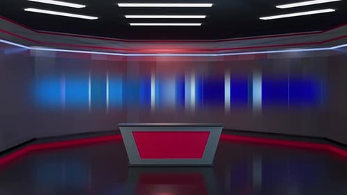 3D Virtual TV Studio News