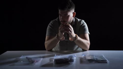 Crime criminal e ferramentas criminais.