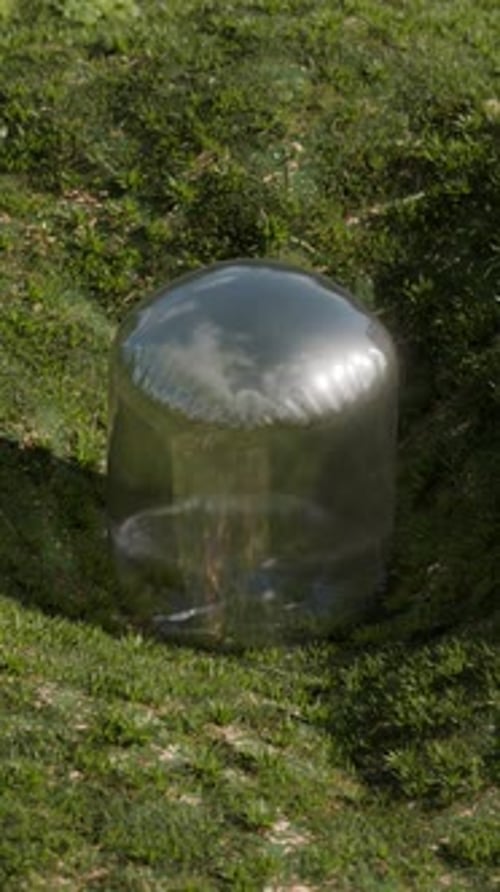 Surreal Shape Inflating Loop 3D Animation