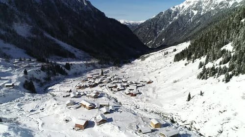 Plateau unter dem Schnee
