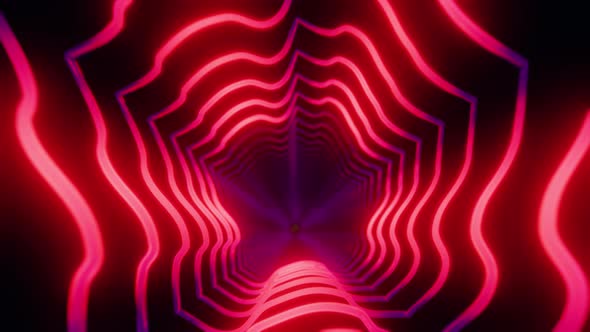 Pink Color Animation Loop with Glowing Lights, Backgrounds Motion ...