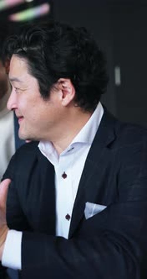 Finance, meeting or man in office with fist pump, celebration or approval of investment proposal