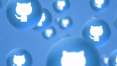 Animation de style dégradé avec le Logo Github