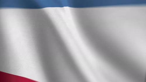 Realistic Waving Flag Background Animation