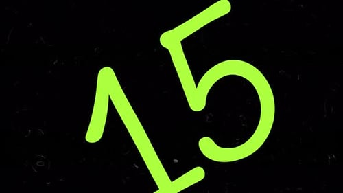 Handwritten Sketch Style Countdown Timer with Grunge Overlay