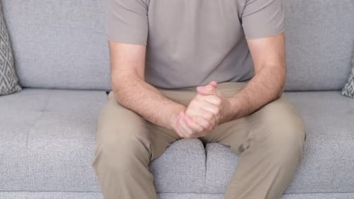 Man Impatient Anxiety