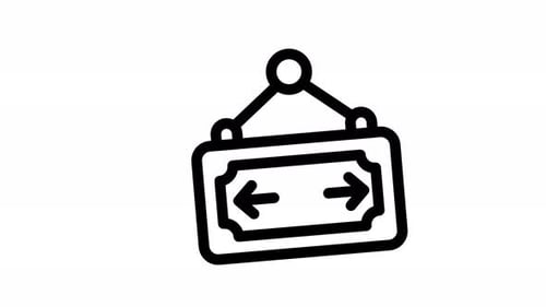 open line icon animation