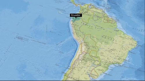 New Map Of Ecuador