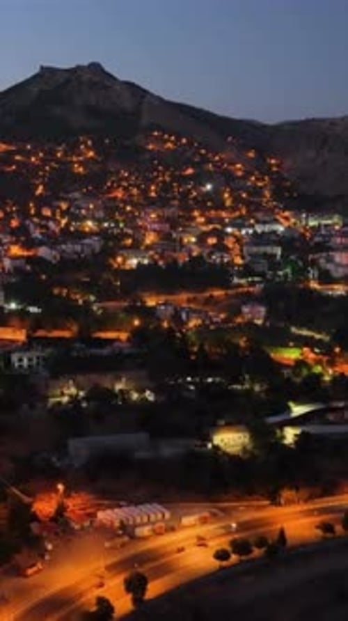Vertical View Of Tunceli Cityscape, Turkey