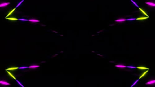 Tanzendes Neonlicht