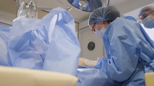 Operation By Professional Doctors in a Hospital