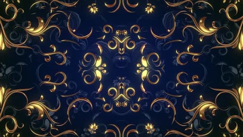 Goldene Blumen — Hintergrund 03