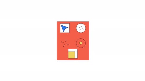 Animated Flat Design Transformation Icons