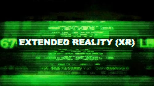 Extended Reality (Xr) Tech Word | Fundos de alta tecnologia