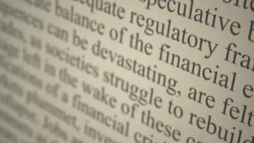 financial crisi concept