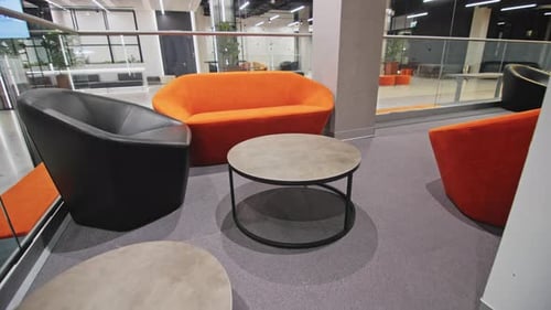 Place to Rest with Soft Armchair Sofa and Coffee Table