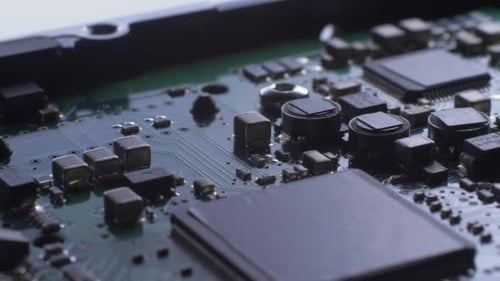 Green Electric Circuit Board