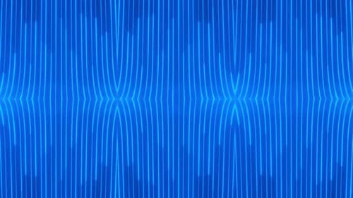 Dynamic Blue Neon Flowing Lines Background Animation