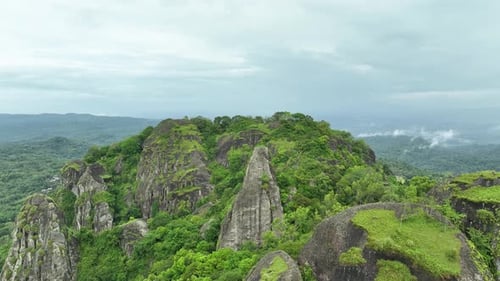 Nglanggeran Ancient Volcano, Indonesia.
