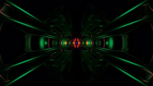 Psychedelic Neon Hues Form a Vivid Hypnotic Loop in This Seamless VJ Backdrop