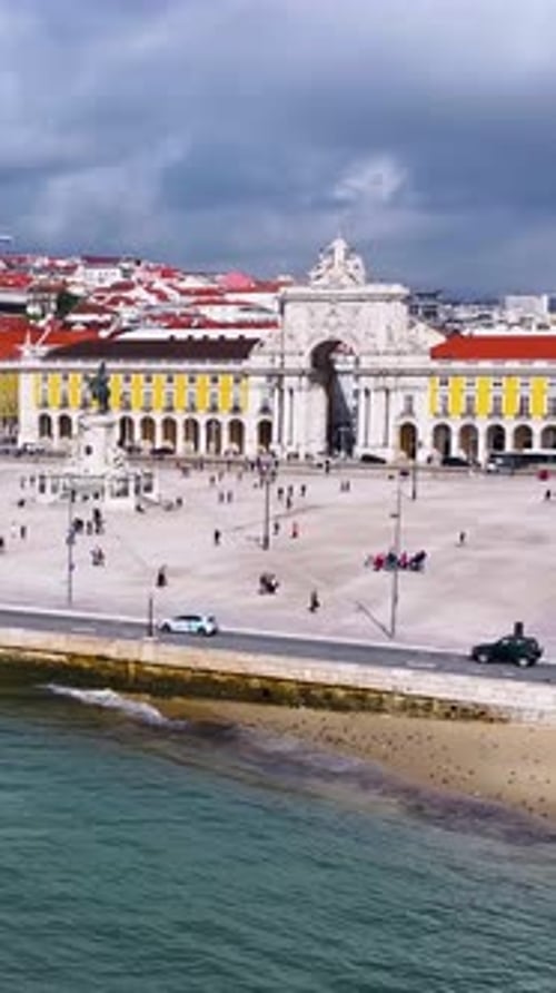 Panorama de Lisbonne à Lisbonne dans le district de Lisbonne au Portugal.