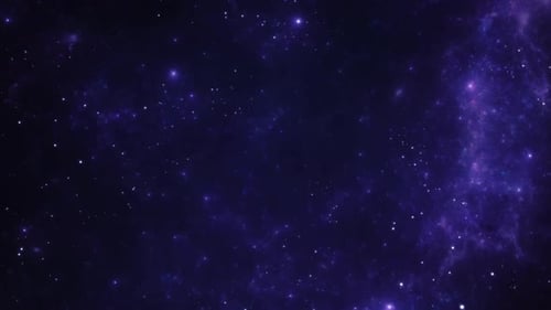 Dynamic Starfield Nebula Space Background Animation