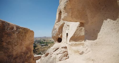 Uchisar Castle and Landscape of Cappadocia