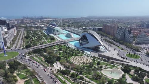 Museu de Ciências em Valência, na Comunidade Valenciana, Espanha.