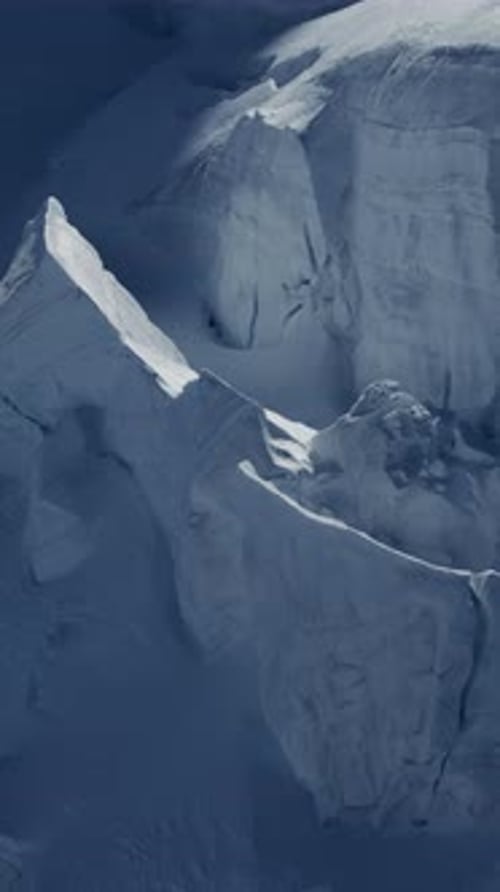 Majestic and Beautifully SnowCovered Mountain Peaks and Glaciers a Stunning Destination