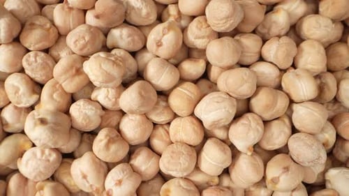 Close Up of Pile of Chick Peas