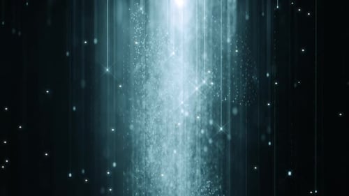 Futuristic Particle Stream Light Beam Background