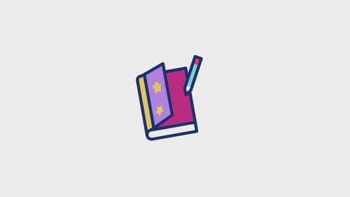 Book Animated Icon V7