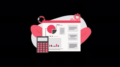 Business Competition Information and Data Presentation Animation – Transparent Video