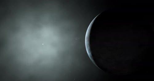 Triton im Weltraum