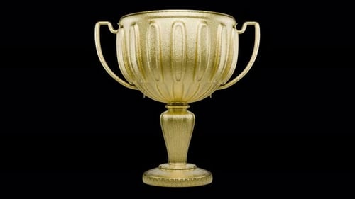 The award for outstanding achievements rotates. The winner's cup for first place in a computer game