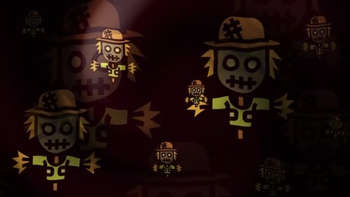 Halloween Scarecrow Background Loop