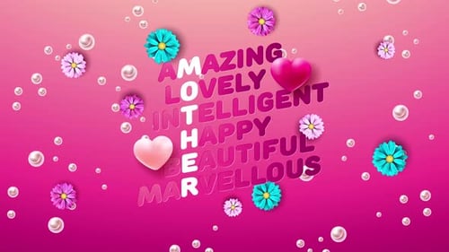 happy mother's day animation 4k