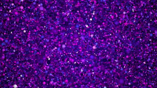 Dynamic Abstract Background with Shifting Purple and Pink Spheres