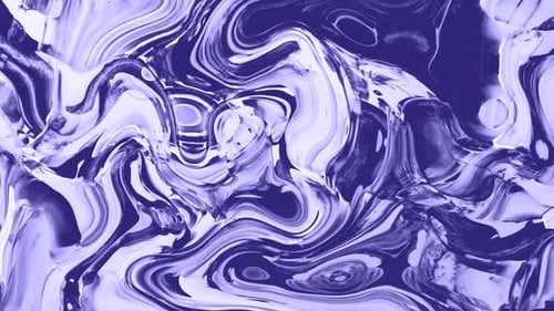 Abstract Fluid Purple Paint Swirls Background Animation