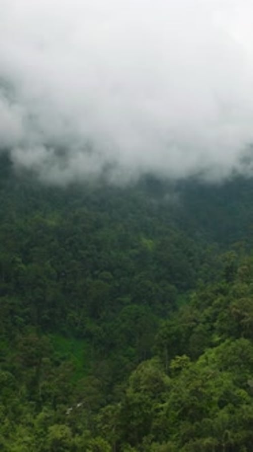 Tropical Mountain in Mindanao Philippines